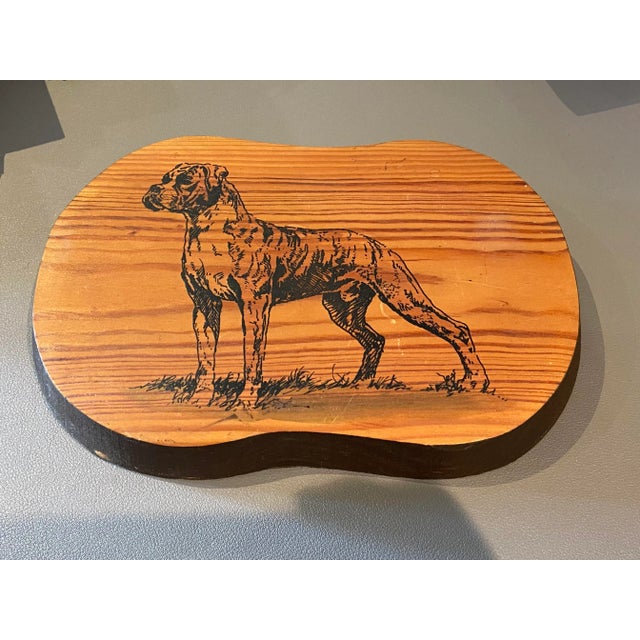 Early 20th Century Dog Portrait Plaque Wall Decoration For Sale - Image 4 of 8