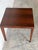 Brown Minimalist Rosewood Square Side Table With Tapered Legs Vintage Mid-Century Modern 1960s For Sale - Image 8 of 10