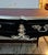 2010s French Louis XV Writing Desk With Burgundy Top & Ornate Bronze Mounts & Silver Leaf For Sale - Image 5 of 6