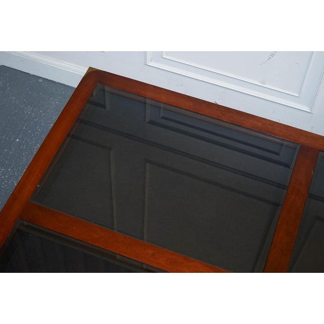 Very Large Coffee Table with Inlaid Glass Panels from Kennedy Harrods For Sale - Image 11 of 18