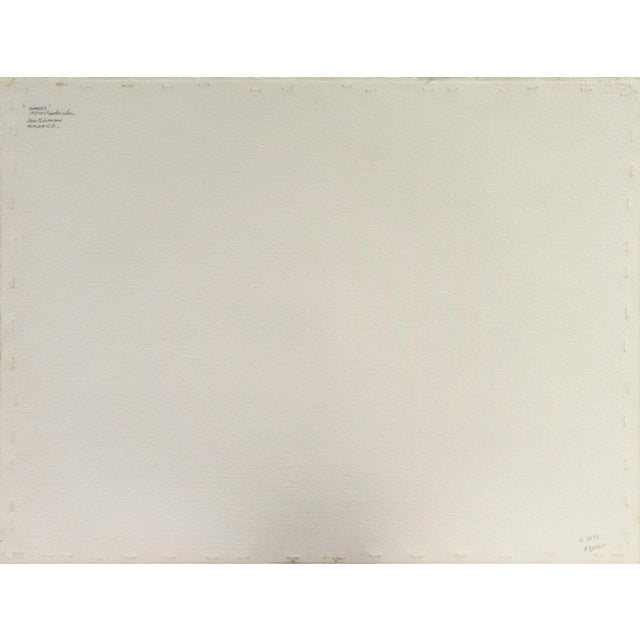 Dark Green 'The Splitting Log' by Brian Johnson, American Watercolor For Sale - Image 8 of 10