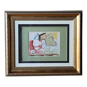 Le Corbusier Lithograph Original in Color Ltd. Edition SIGNED+w/Frame