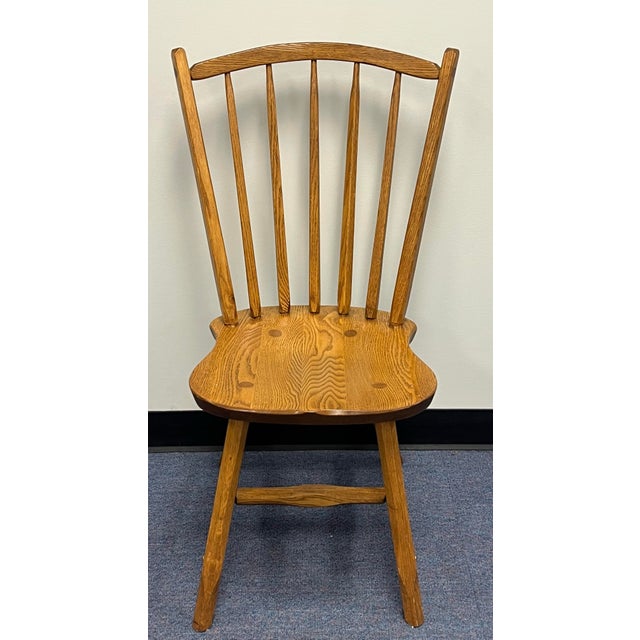 Hunt Country Rustic Windsor Side Chairs - A Pair For Sale - Image 4 of 12
