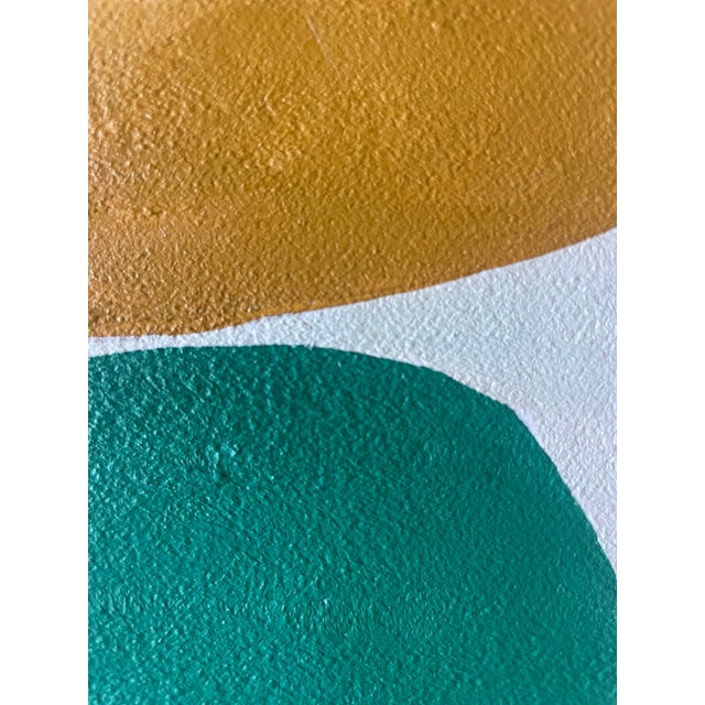 2025 Contemporary Summer Green Gallery Wall Collection of Paintings on Canvas by Artist r.k. Red - Set of 3 For Sale - Image 12 of 12