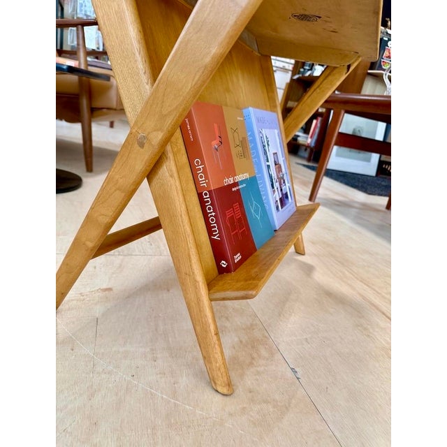 Rare Heywood Wakefield Magazine/End Table For Sale - Image 10 of 11