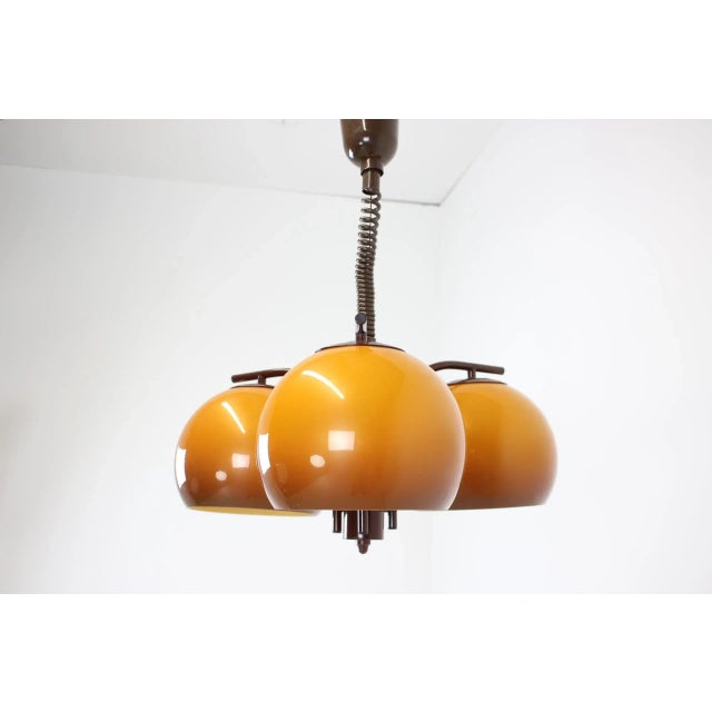 Mid-Century Adjustable Chandelier, 1970s For Sale - Image 10 of 12