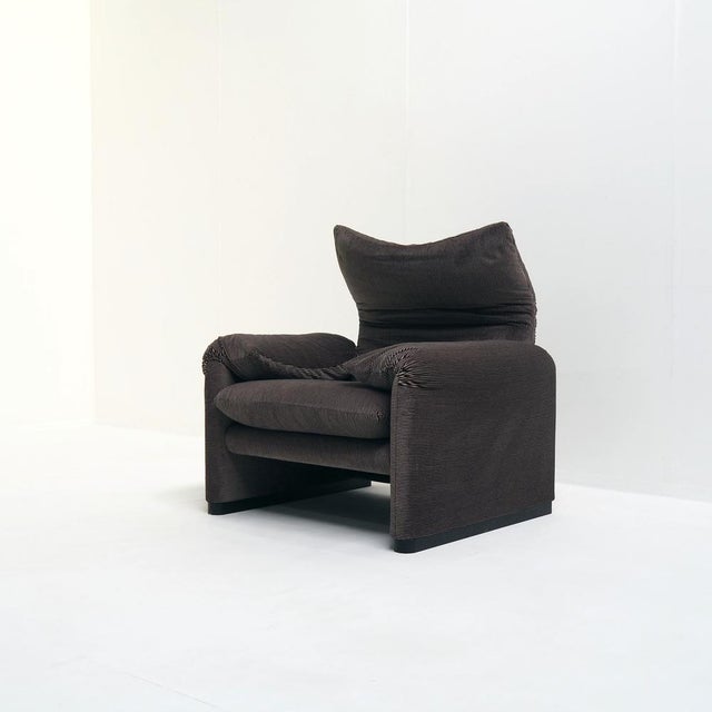 Mid-Century Modern Maralunga Lounge Chair by Vico Magistretti for Cassina, 1990s For Sale - Image 3 of 14