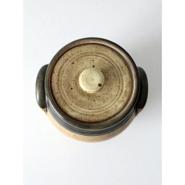 Vintage Studio Pottery Jar For Sale - Image 9 of 11