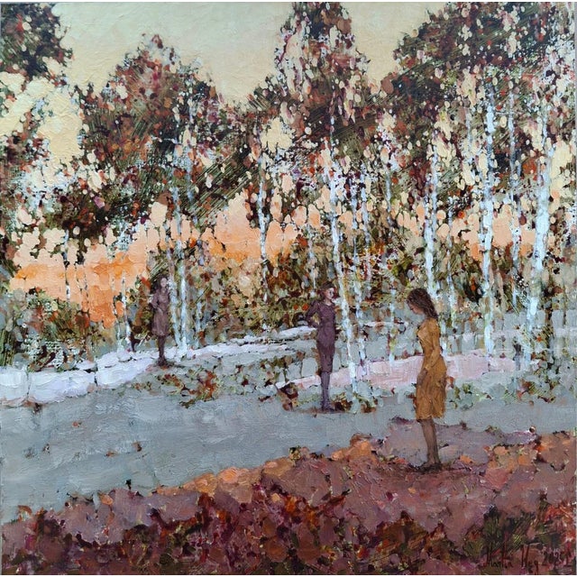 Martta Weg, Autumn in Mostowka (Cycle: The Forest), Oil on Canvas, 2025 For Sale - Image 10 of 10