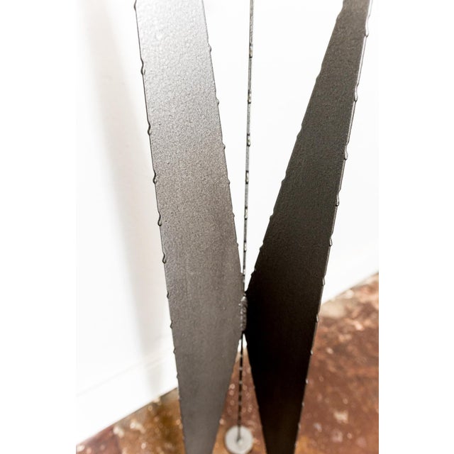 Metal Tall Candleholder, 1970s For Sale - Image 4 of 15