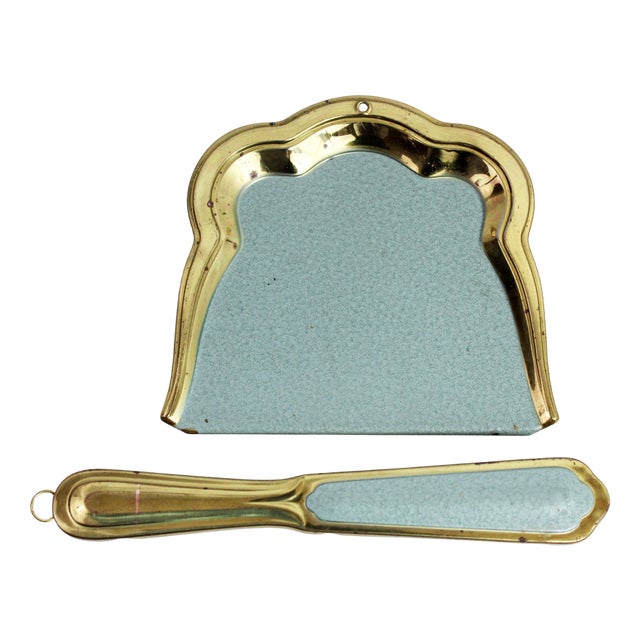 French Shovel and Table Brush, 1960s, Set of 2 For Sale