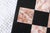 A very unique stone chess board or display board. Has a mosaic stone checkerboard design in an pink (or rose red marble)...