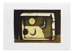 Franco Fortunato, Untitled, Lithograph, 1990, Framed