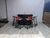 Vintage French Tropical Bamboo Cocktail Bar with Chairs, 1960s, Set of 5 For Sale - Image 3 of 16