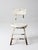 Shabby Chic Vintage Child's Wood and Metal School Chair For Sale - Image 3 of 11