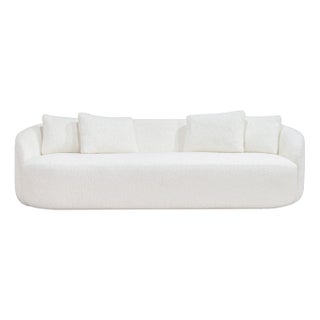 Cottonflower Sofa 240 in Torri Lana White Boucle Fabric from Kabinet For Sale