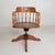Height-Adjustable Oak Swivel Office Chair, 1930s For Sale - Image 13 of 18