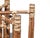Vintage McGuire Organic Modern Bamboo Rattan Round Dining Table W Leather Straps For Sale - Image 11 of 16