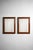 Bicolor Wood and Ebonised Wood Mirrors, Set of 2 For Sale - Image 5 of 5