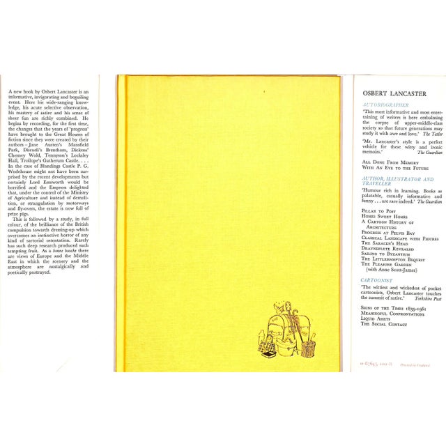 LANCASTER, Osbert [90] pp. Gambit 1978 First Printing 9 3/8" x 6 7/8" Illustrated by the author A selection of comic...