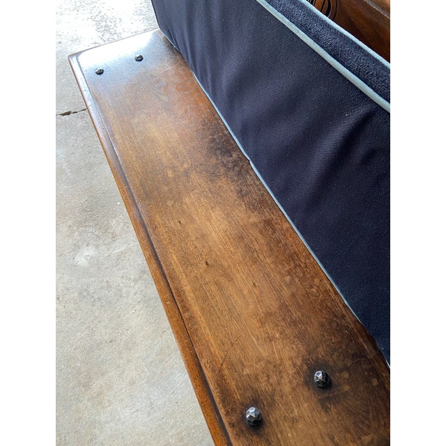 1930's Kittinger Furniture Spanish Baroque Style Iron-Mounted Walnut Hall Bench For Sale - Image 10 of 17