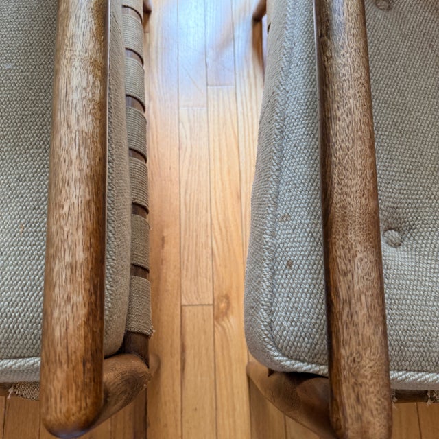 A Pair of t.h. Robsjohn-Gibbings Lounge Chairs For Sale In Washington DC - Image 6 of 13