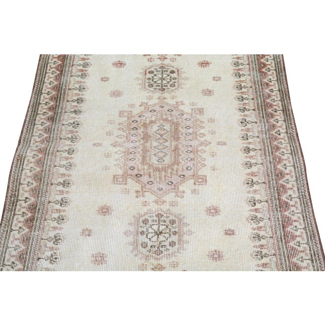 Turkish Vintage Turkish Anatolian Hand Knotted Wool Rug, 2'9''x8'2'' For Sale - Image 3 of 4