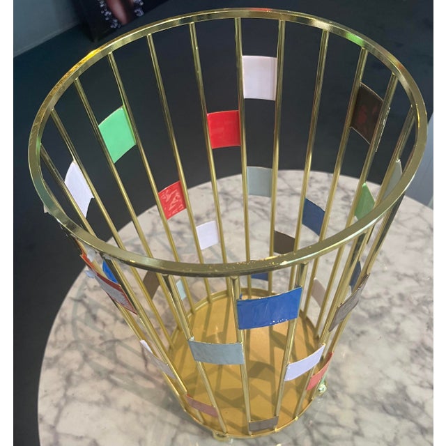 Mid-Century Modern Jonathan Adler Miami Umbrella Holder For Sale - Image 3 of 6