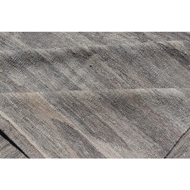 Modern Kilim Rug by Keivan Woven Arts, Hand-Woven Wool 9'0 X 11'8 For Sale - Image 11 of 13