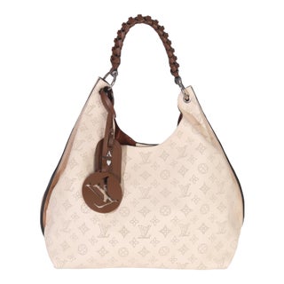 Creme Monogram Mahina Carmel Hobo For Sale