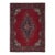 1970s Vintage Persian Handmade Wool 10x12 Red Area Rug For Sale