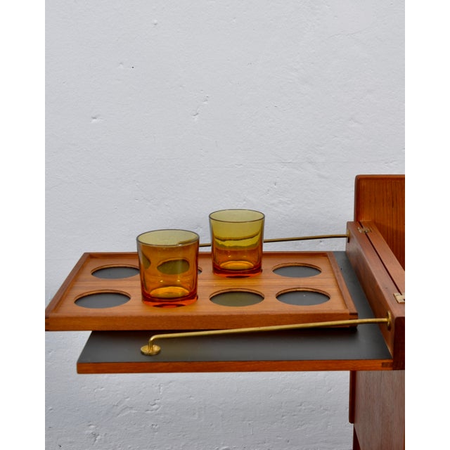 1960s Teak Bar Trolley by Andreas Hansen for Arrebo Møbler, 1960s For Sale - Image 5 of 12