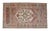 1970s Vintage Hand-Knotted Small Rug Muted Color Organic Wool Doormat Entry Decor 2x3 Ft Approx For Sale - Image 6 of 14