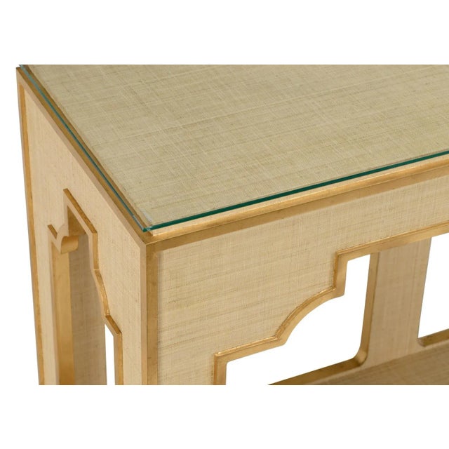 Transitional Chelsea House Yangon Console in Cream For Sale - Image 3 of 4