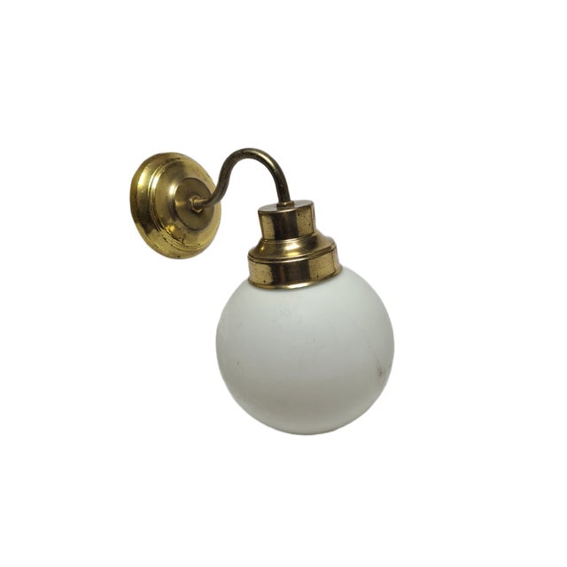 1950s Vintage Art Deco Wall Lamp, Poland, 1950s For Sale - Image 5 of 9