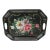 Vintage Hand Painted Floral Reticulated Tole Tray For Sale