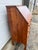 Vintage Maple Drop-Front Secretary Desk With Three Drawers For Sale - Image 4 of 12