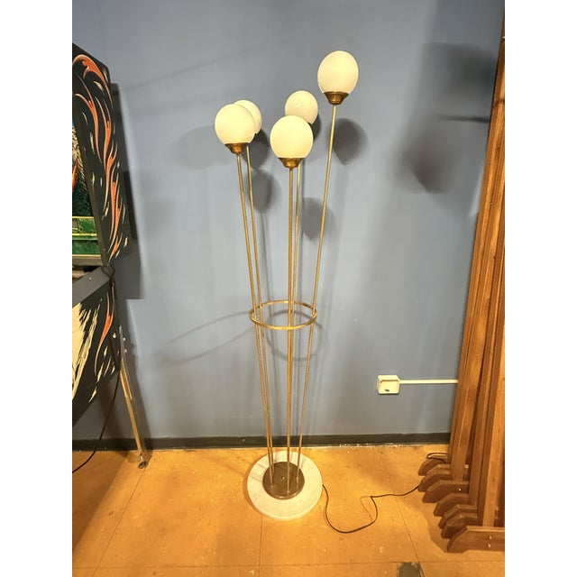 Metal Tree Lamp from Stilnovo, 1950s For Sale - Image 7 of 8