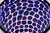 Murano Glass Vase with Floating Murrine Mosaic in Blue and Red, 1980s For Sale - Image 13 of 18