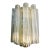 1960s Clear and Yellow Murano Tubes Sconce For Sale