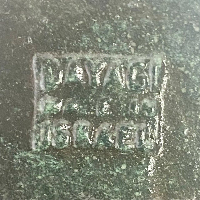 Mid-Century Modern Solid Brass Enameled Dish/Tray For Sale In Miami - Image 6 of 7