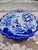 Spanish Vintage Spanish Talavera Style Blue & White Wall Plate, Signed “Saso,” Mid-20th Century For Sale - Image 3 of 7