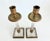 19th C French Restoration Gilt Bronze & Cut Crystal Candlesticks - A Pair For Sale - Image 10 of 13