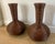 Shabby Chic Vintage 1970's Gabriella Crespi Style Pencil Reed Rattan Floor Vases Urns- A Pair For Sale - Image 3 of 14