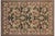 Black Art Nouveau 1990's Pak-Persian Black/Beige Wool Rug - 6'0'' X 9'2'' For Sale - Image 8 of 9