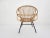 1950s Rattan & Metal Lounge Chair from Rohe Noordwolde, The Netherlands, 1950s For Sale - Image 5 of 8