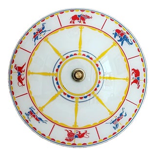 Midcentury Carousel Flush Light For Sale