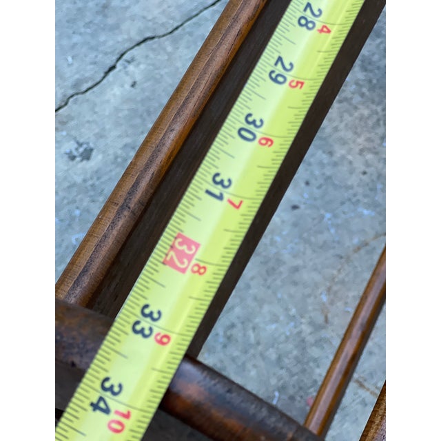 1970s Country Core Hearts Design Wooden Rustic Blanket Rack For Sale In Atlanta - Image 6 of 12