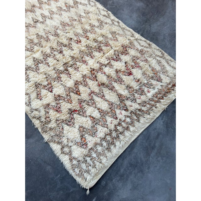 1980s Vintage Moroccan Marmoucha Rug - 6'4" X 11'5" Ft For Sale - Image 10 of 10