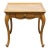 High End Bookmatched Oak Country French Provincial 26" Square Accent End Table 2618-93 For Sale